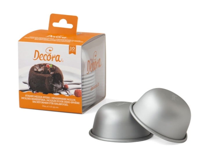 Decora Halvkuleform 7cm, pk/10