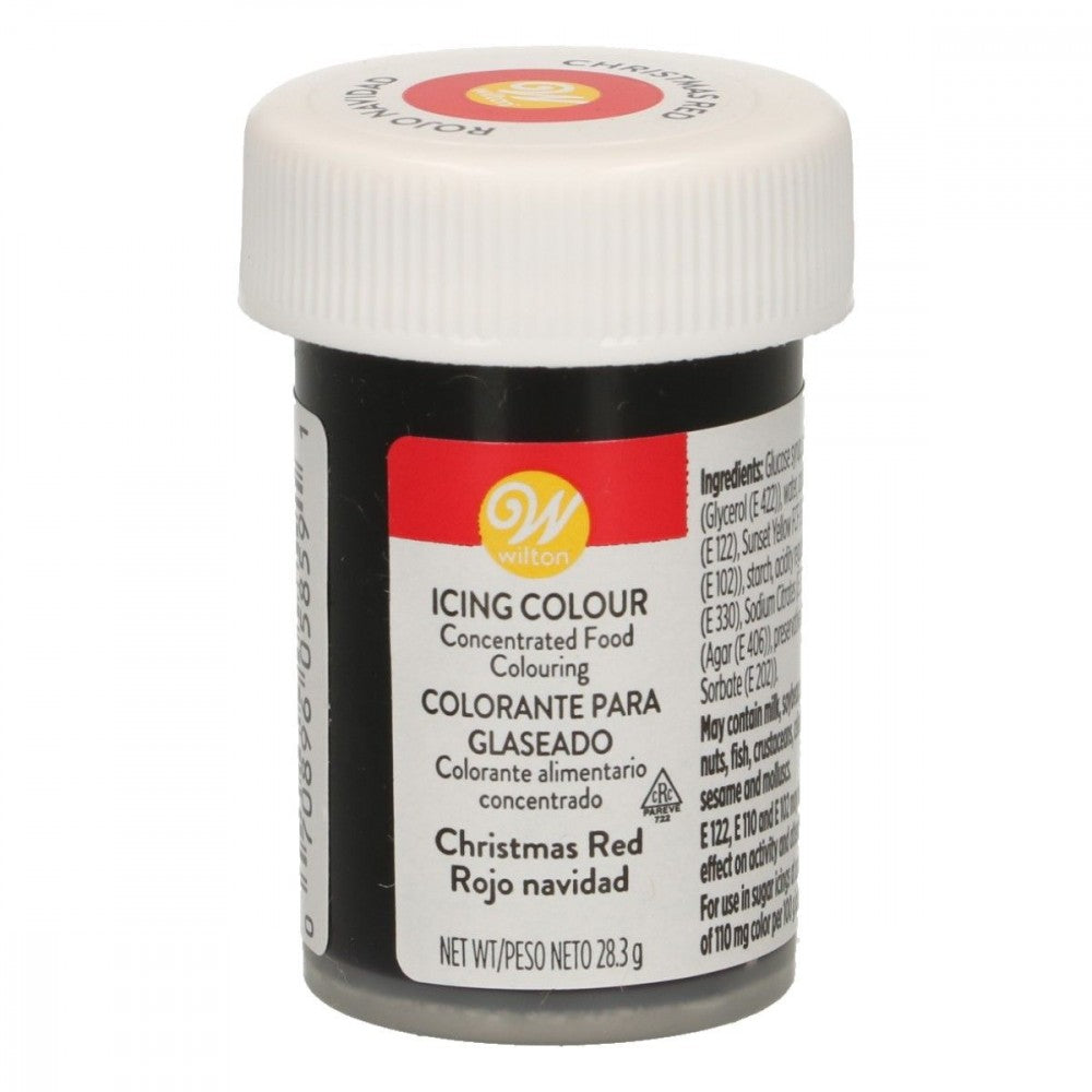 Wilton pastafarge Christmas Rød, 28g