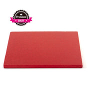 Kake Drum Kvadrat Rød 40cm
