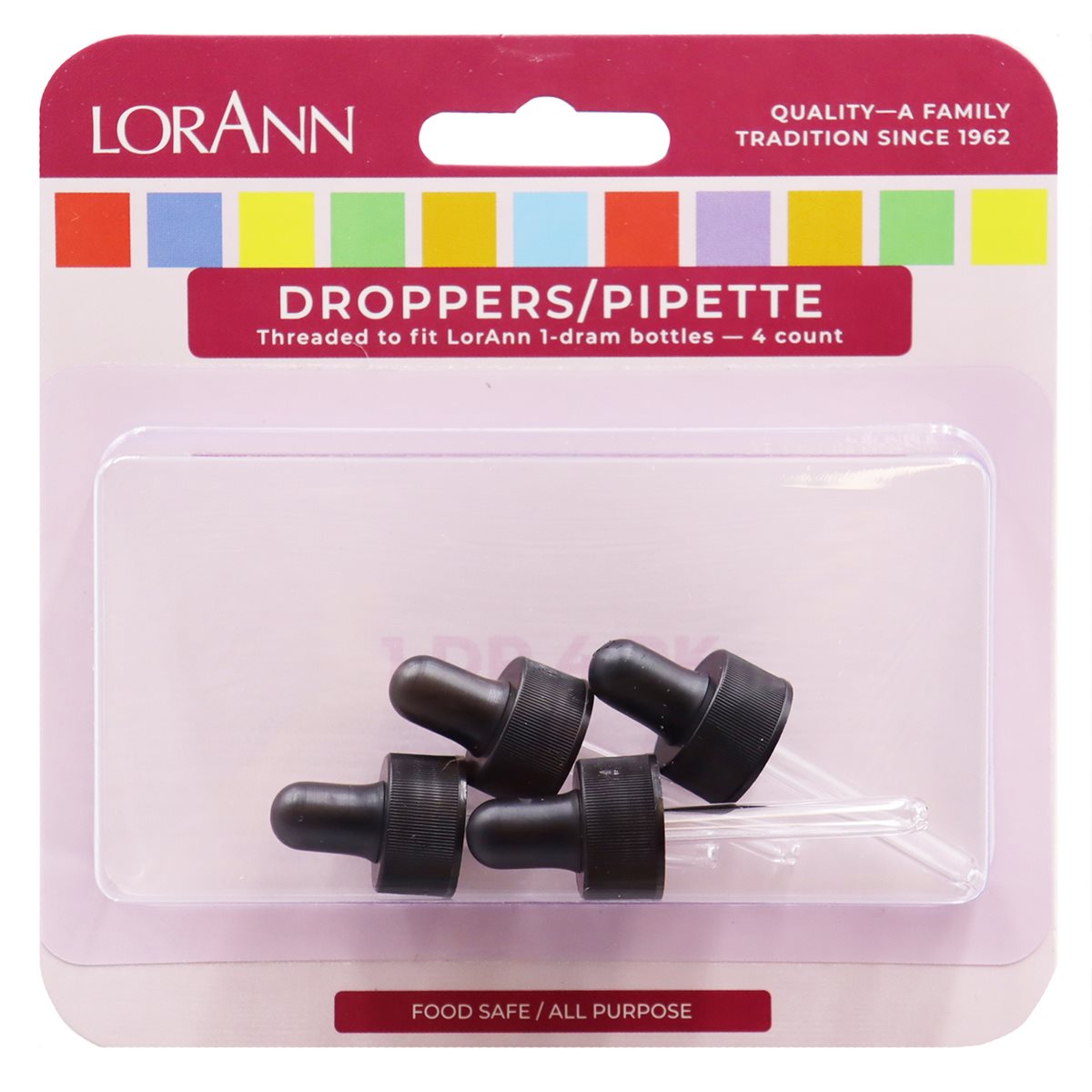 LorAnn Pipetter til 3,75ml flaske, pk/4
