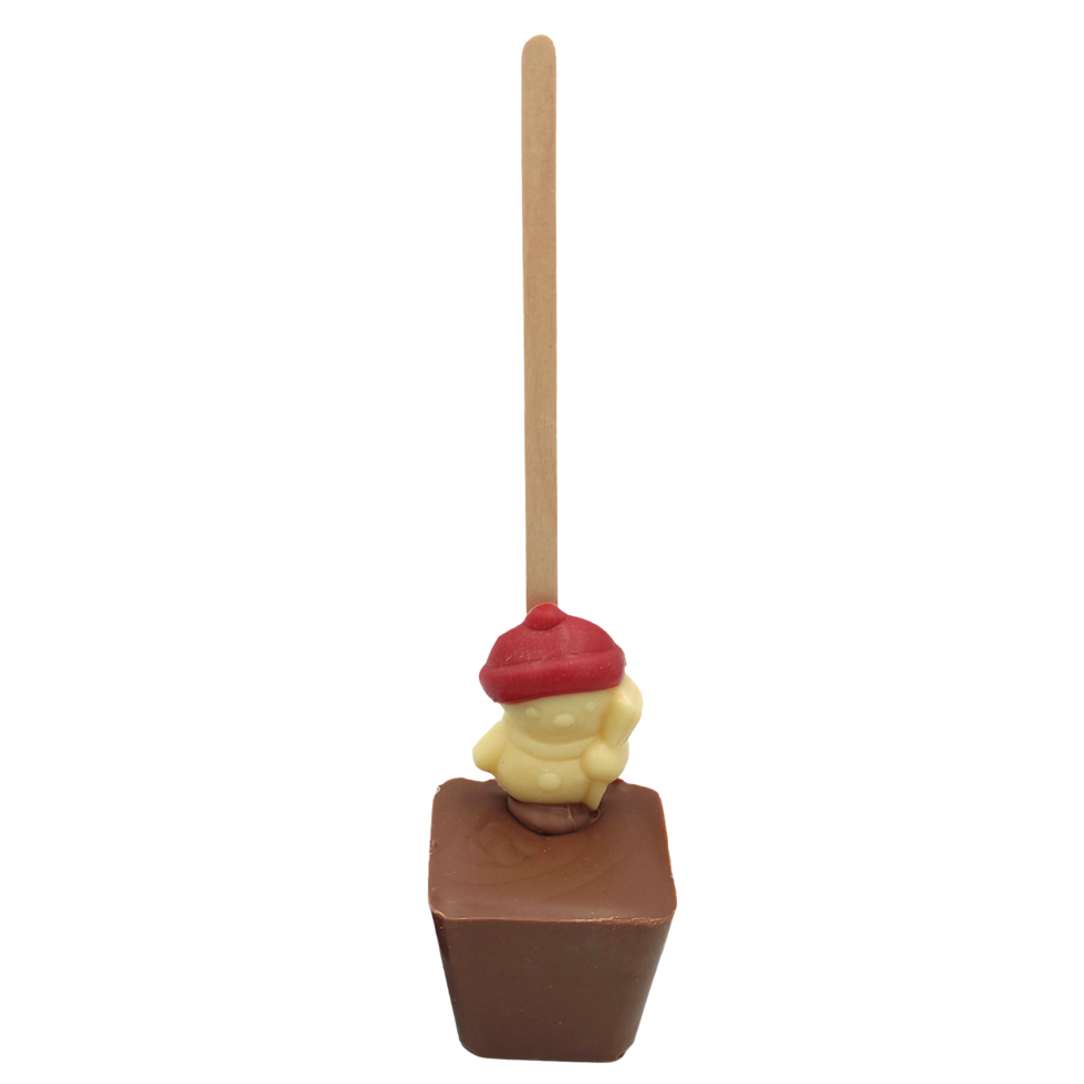 Sjokoladefigur på pinne, juletema - 2x40g