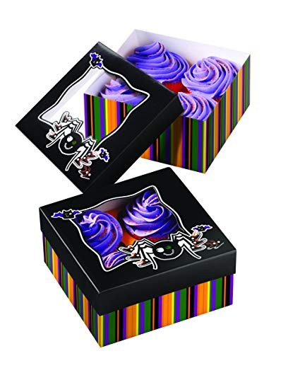 Wilton Eske til 4 cupcakes -Edderkopp- pk/3