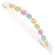 Pastell mom to be sash