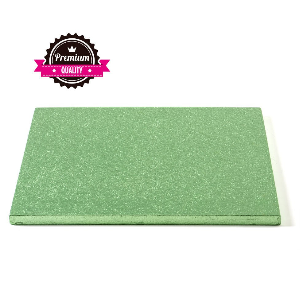 Kake Drum Kvadrat Lys grønn 40cm