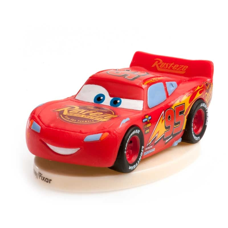 Kaketopp Lynet Mcqueen fra Biler, 8cm