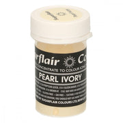 Sugarflair pastafarge Pearl Ivory, 25g