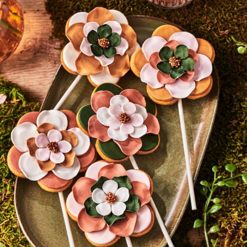 Shimmering rose fondant fra FunCakes, 250g