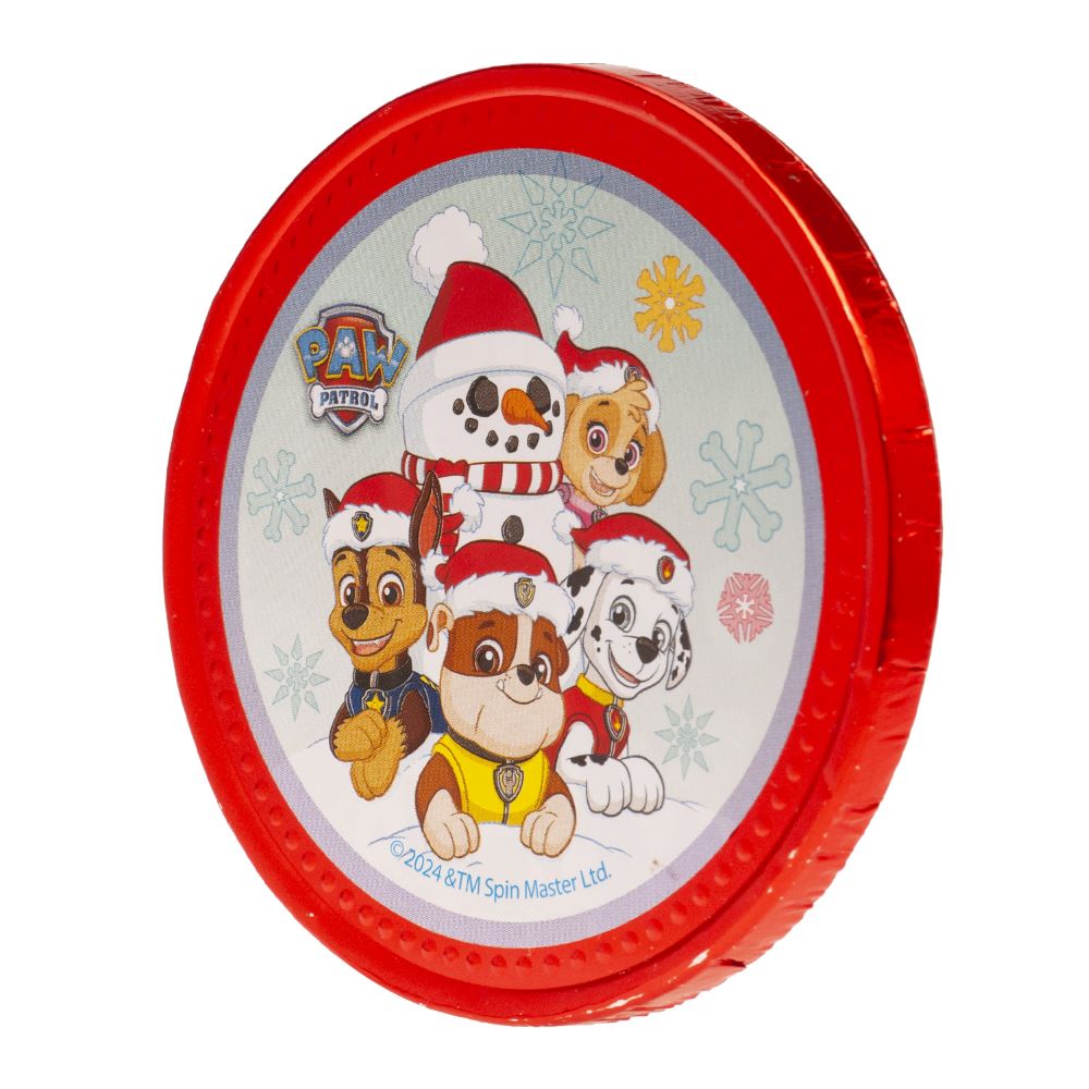 Paw Patrol Sjokolademynter med juletema, 50g