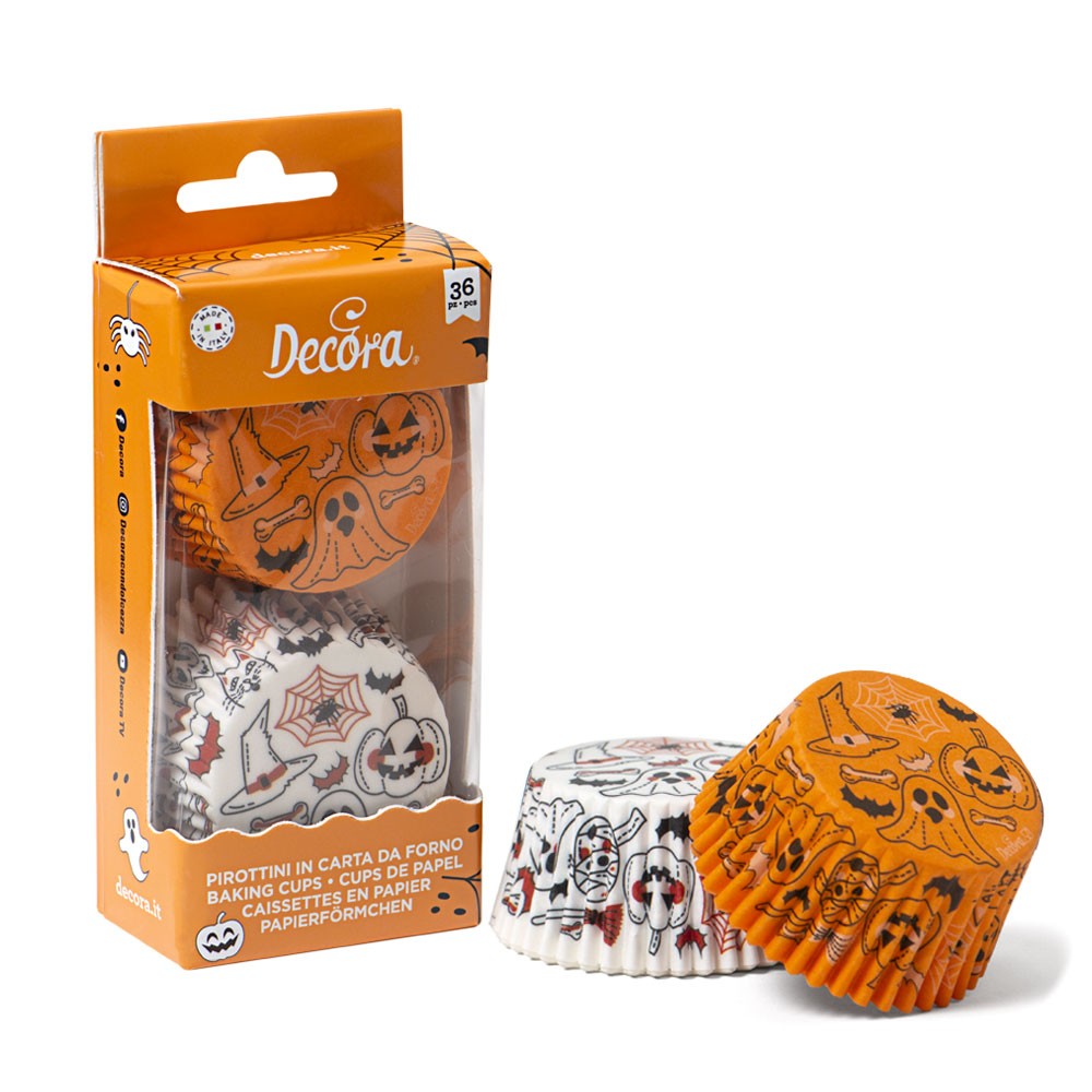 Decora Muffinsformer halloween -Diverse Halloween- pk/36