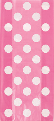 Gaveposer med prikker -Rosa- pk/20
