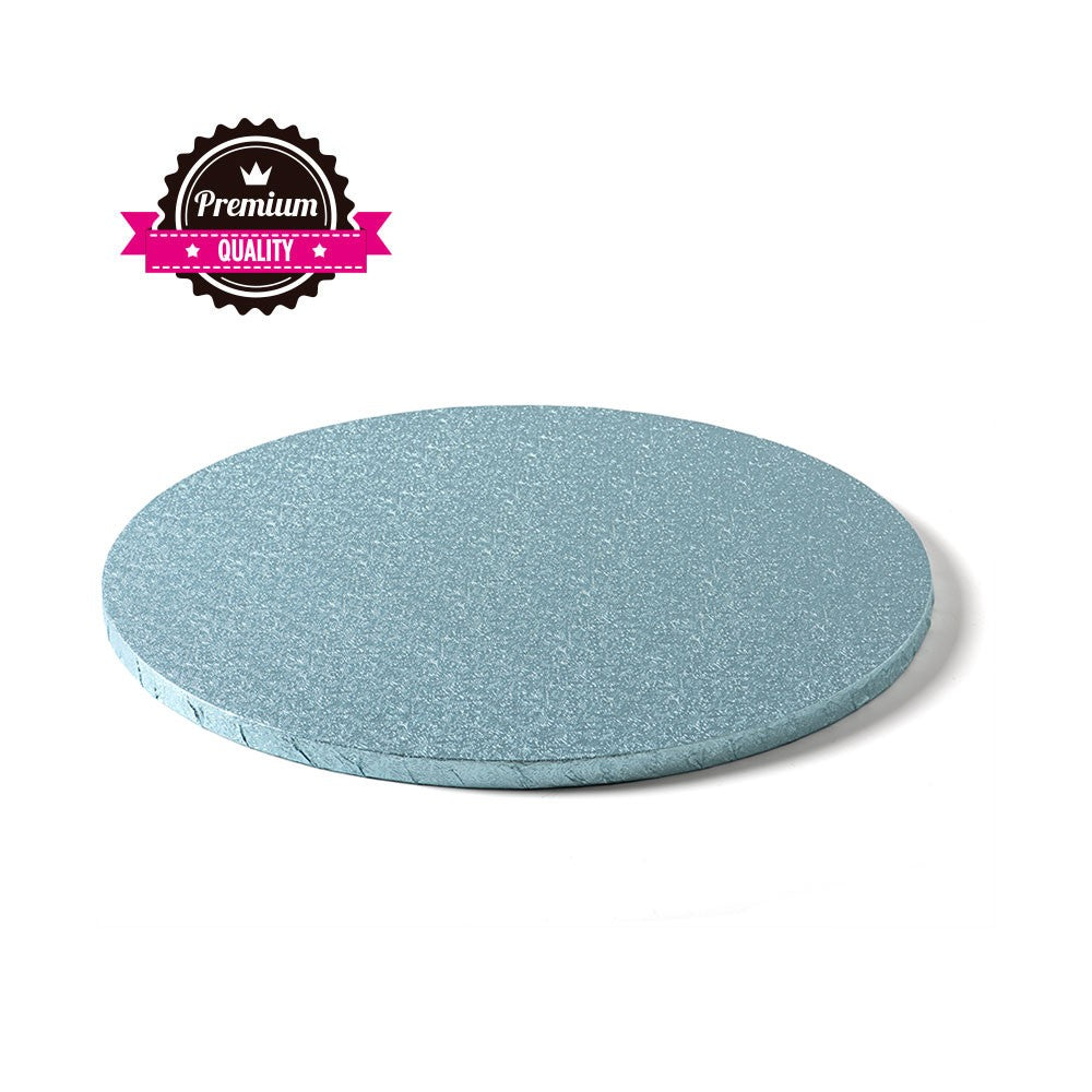 Kake Drum Rund Lys blå  30cm