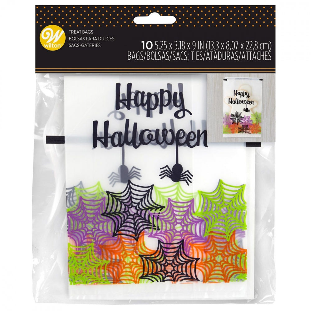 Wilton gaveposer med klips -Happy Halloween- pk/10