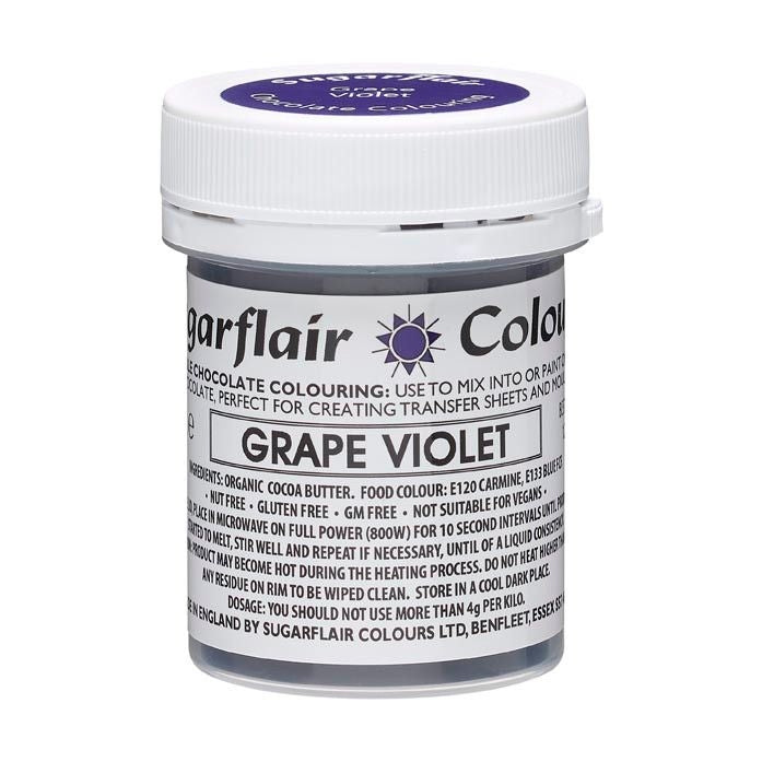 Sugarflair sjokoladefarge -Lilla- 35g