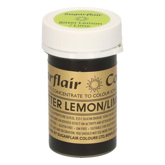 Sugarflair pastafarge Bitter Lemon/Lime, 25g