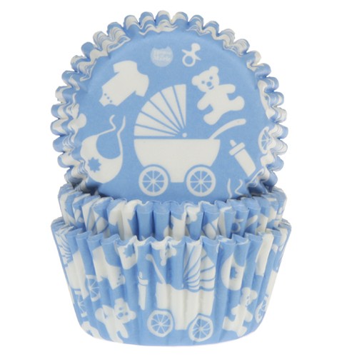 House of Marie Muffinsformer Baby Blå pk/50 