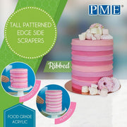 PME lang mønsterskrape -Ribbet-