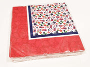 Servietter Blomster og Norske flagg, pk/20