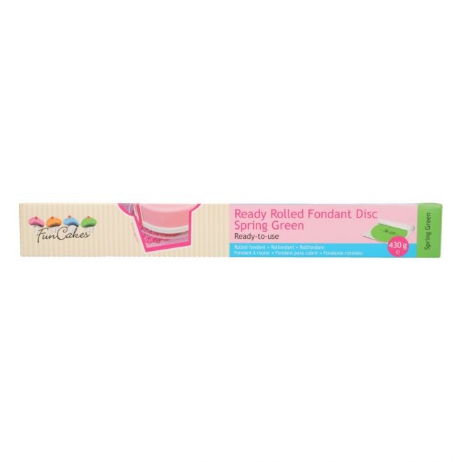 FunCakes Fondantlokk Grønn fondant
