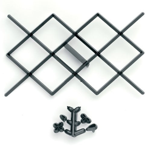 Patchwork utstikker Diamantdesign