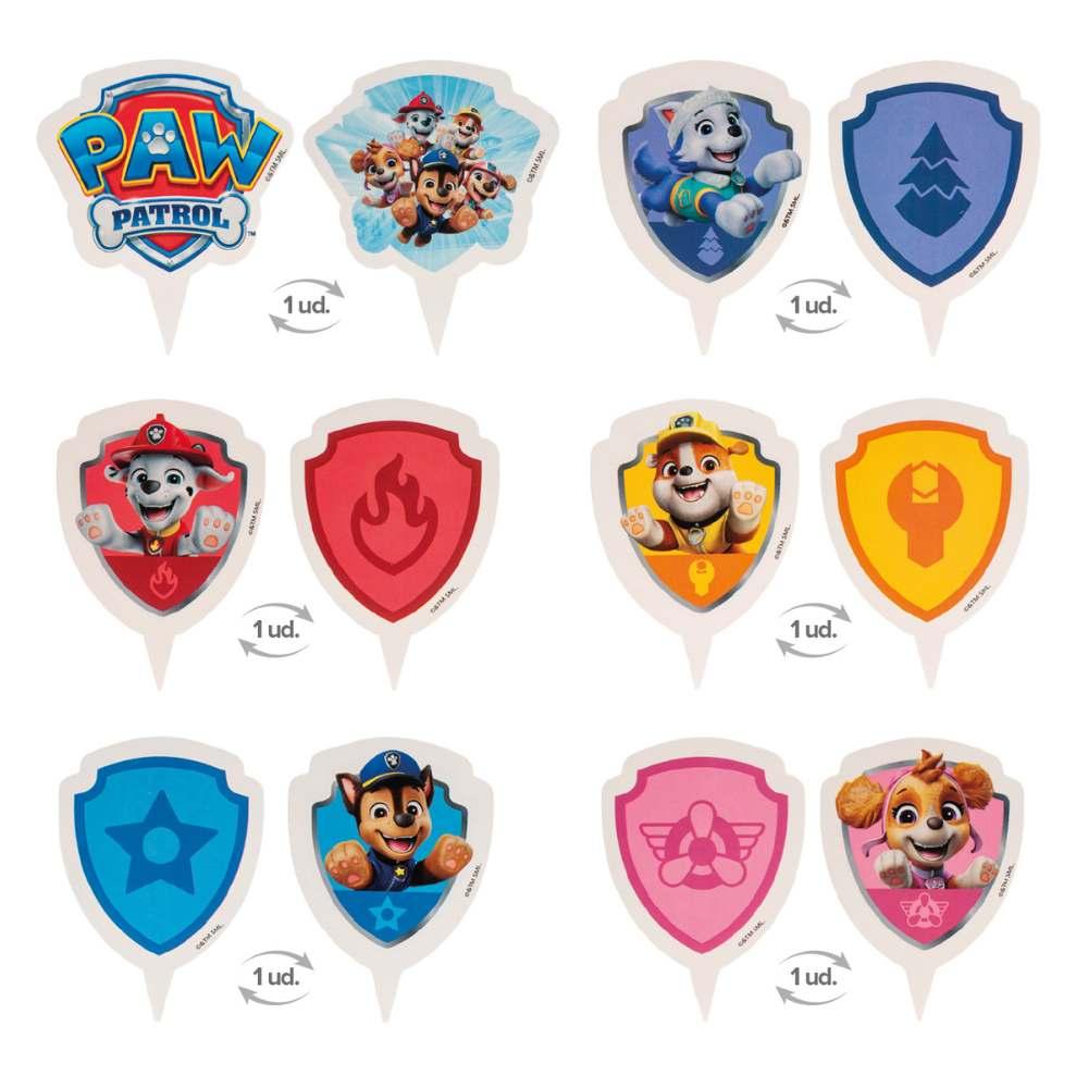 paw patrol cupcake toppere