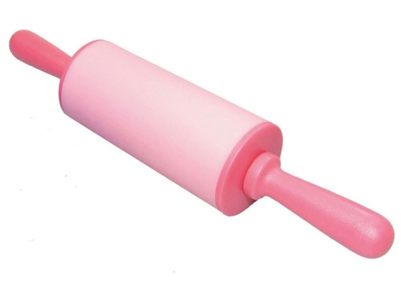 Barnekjevle i silikon, rosa