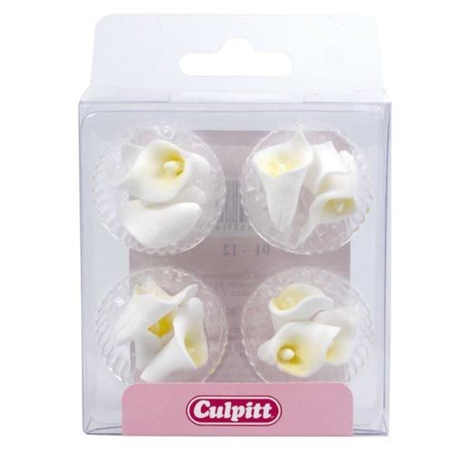 Culpitt Spiselig kakepynt Calla-liljer pk/12