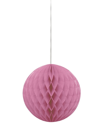 Rosa dekorball, 20,3 cm diameter