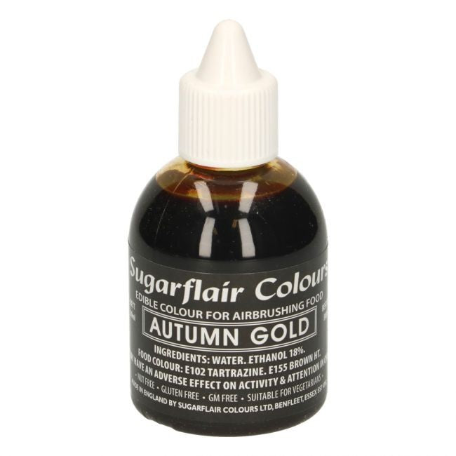 Sugarflair Airbrushfarge -Høstgull- 60ml