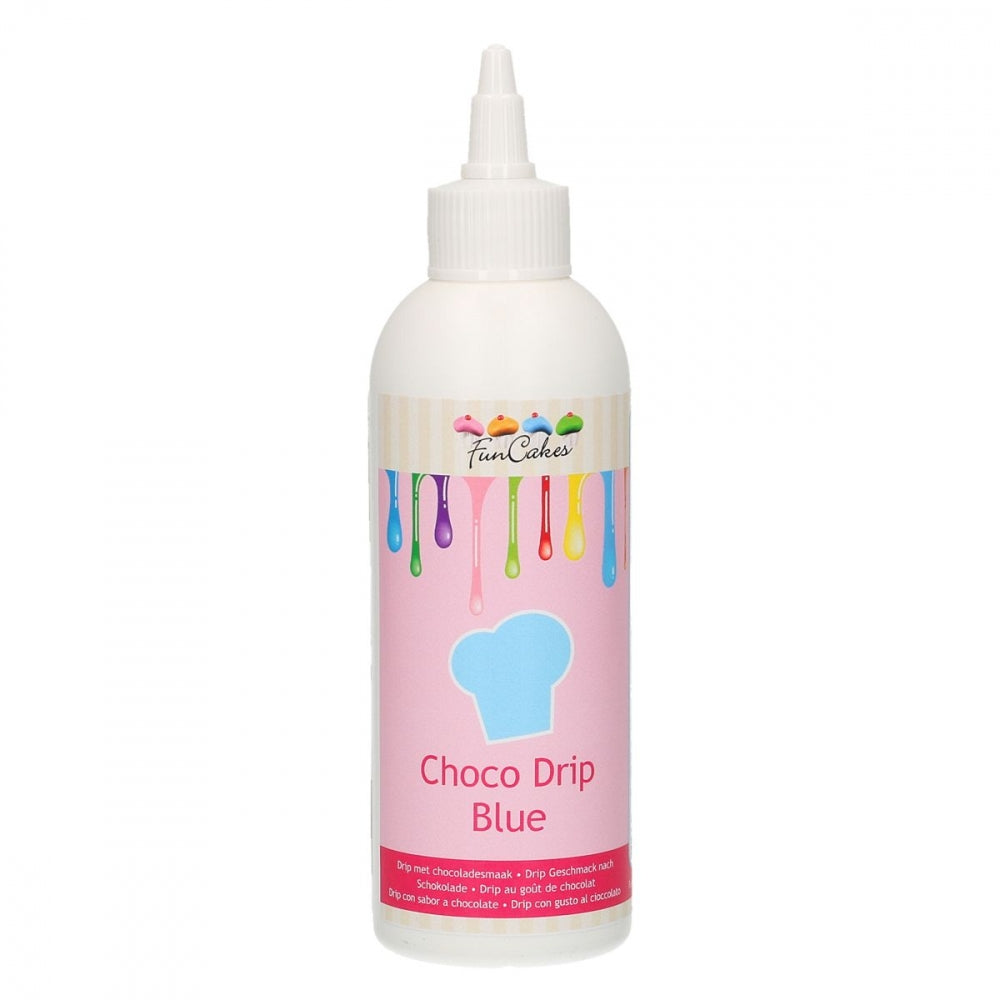 FunCakes Choco Drip -Blå- 180g