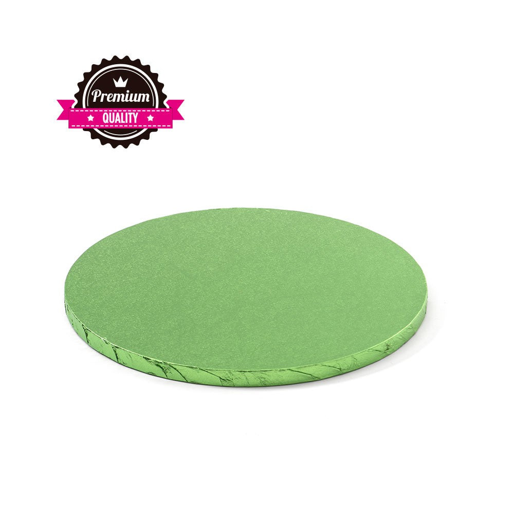 Kake Drum Rund Lys grønn  25cm