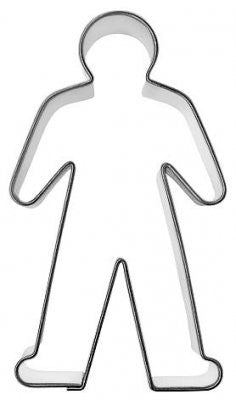 Pepperkakeform mann stor - 8,5 cm