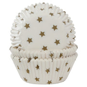 House of Marie Muffinsform - Star Gold 50pk