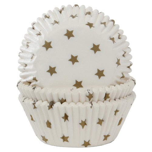 House of Marie Muffinsform - Star Gold 50pk