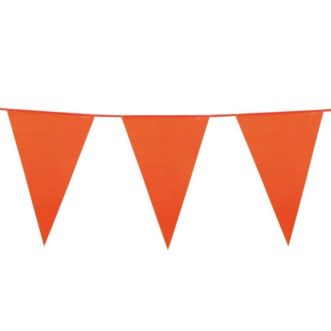 Stor vimpelrekke Oransje, 10m