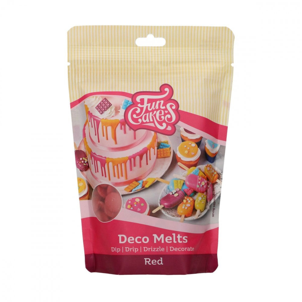 FunCakes Deco Melts -Rød- 250g
