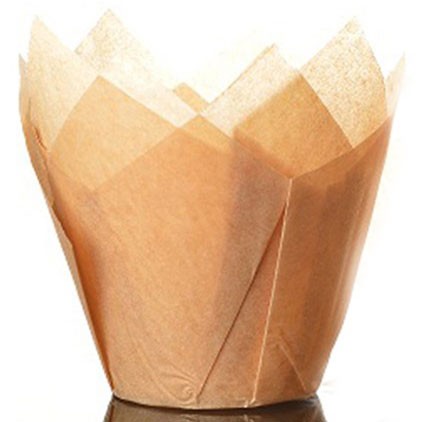 Culpitt Tulipan muffinsform Caramel, 50 stk