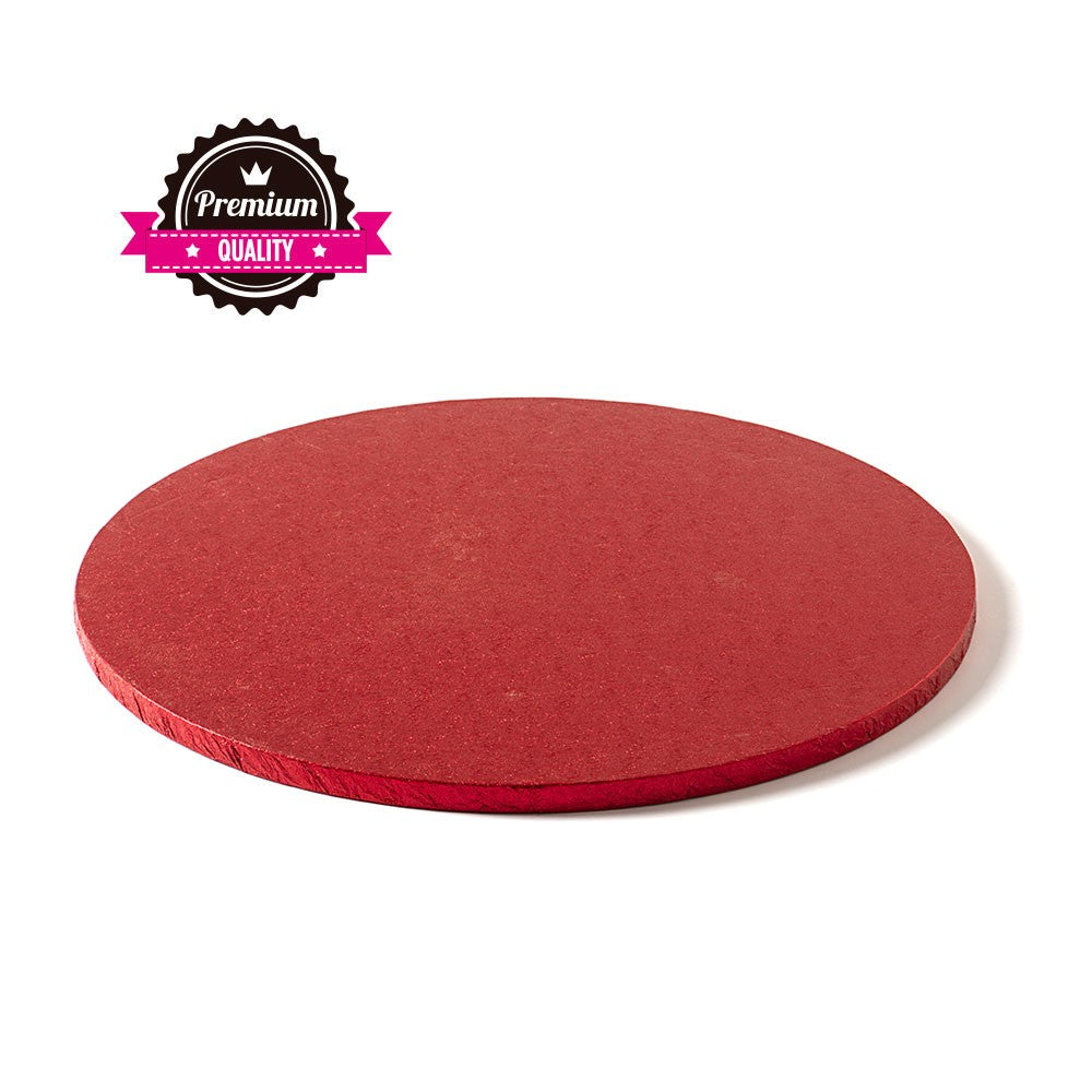 Kake Drum Rund Rød  35cm