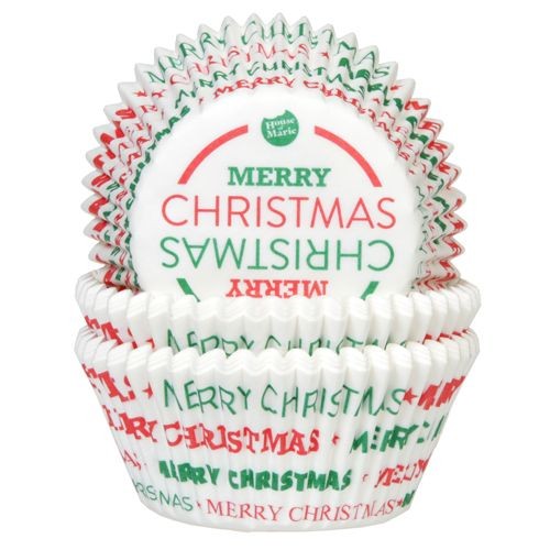 House of Marie Muffinsformer -Merry Christmas- pk/50