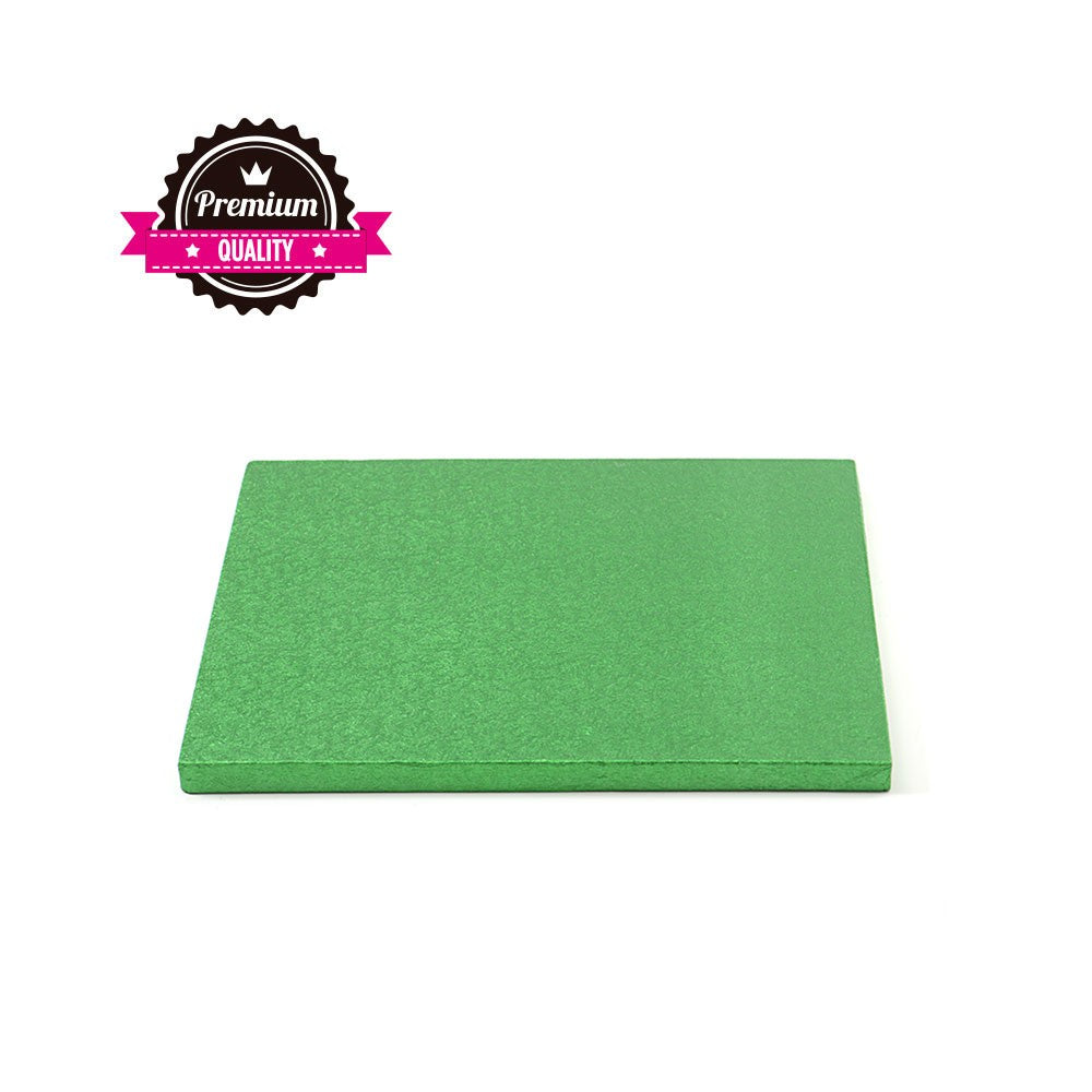 Kake Drum Kvadrat Grønn 20cm