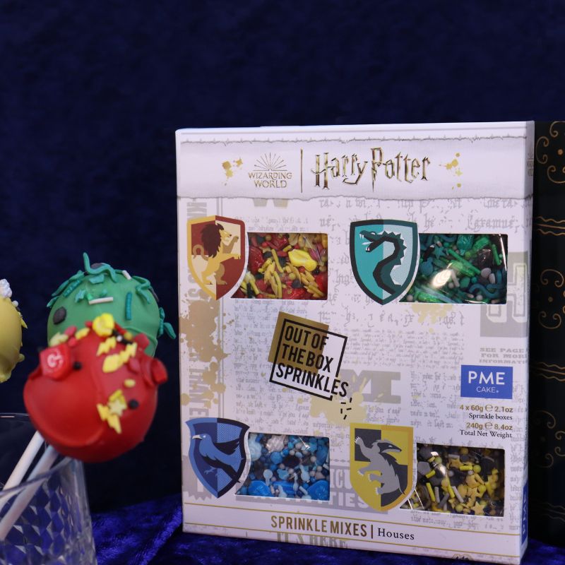 PME Harry Potter Kakestrø -Husene i Galtvort- 240g
