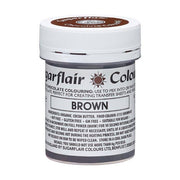 Sugarflair sjokoladefarge -Brun- 35g