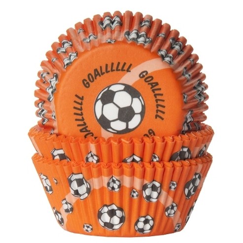 House of Marie Muffinsformer Fotball Oransje - pk/50 