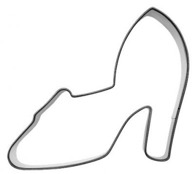 Pepperkakeform høyhælede sko - 9 cm