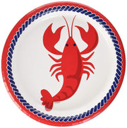 Papptallerken -Sjøliv- 22cm pk/8