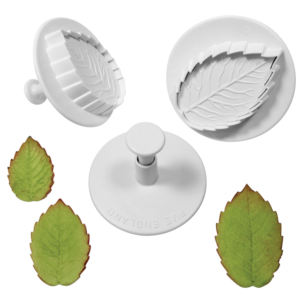 PME Utstikkersett Large Roseblad - Med Ejektor pk/3