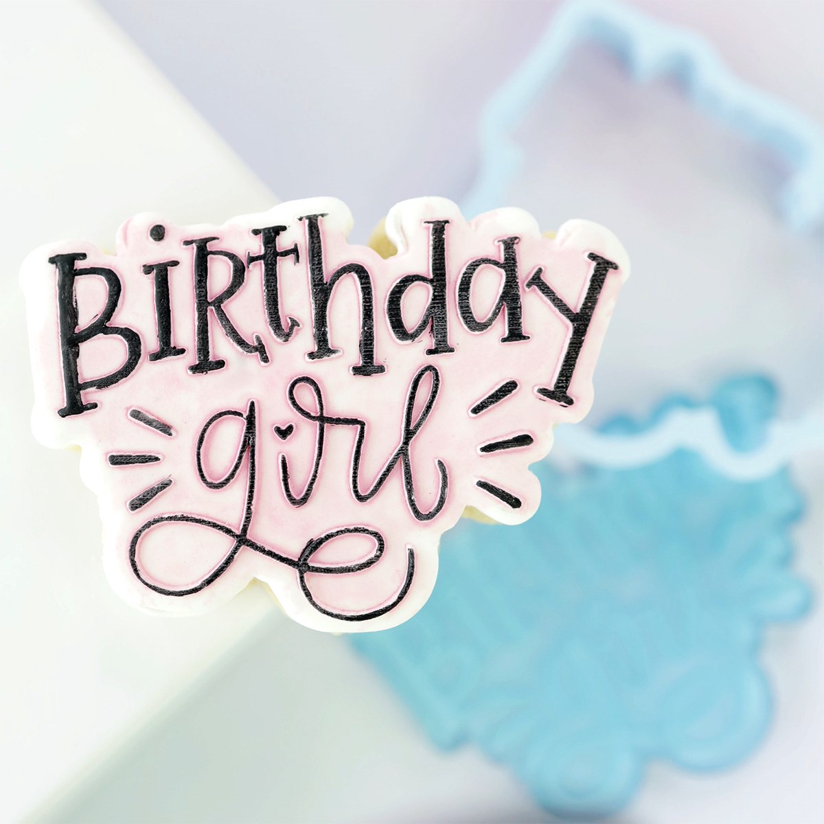 Sweet Stamp Stempel med utstikker - birthday girl