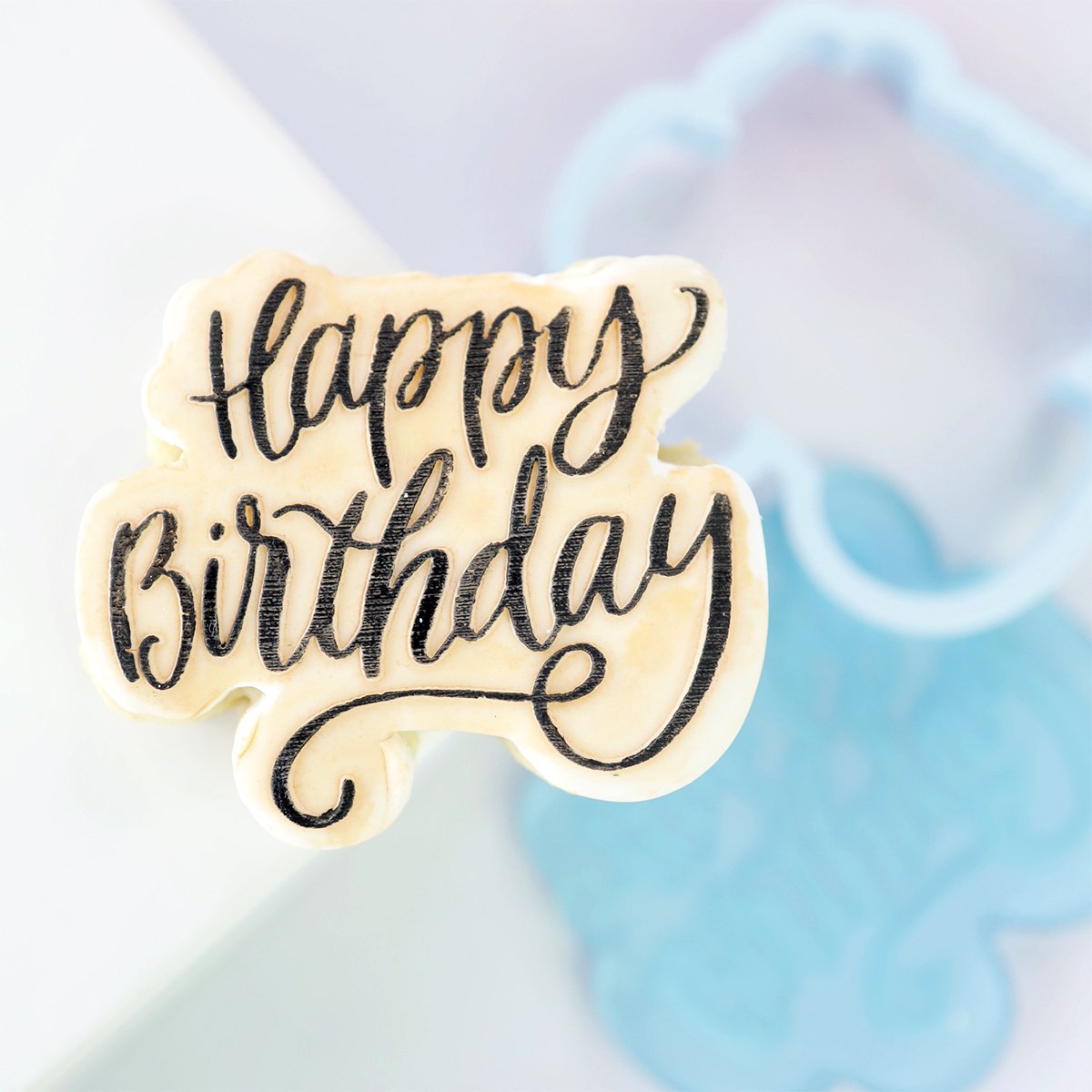 Sweet Stamp Stempel med utstikker - happy birthday
