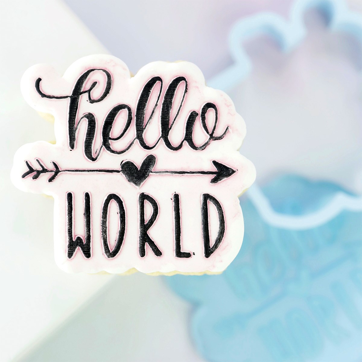 Sweet Stamp OUTboss - Stamp n Cut -hello WORLD-