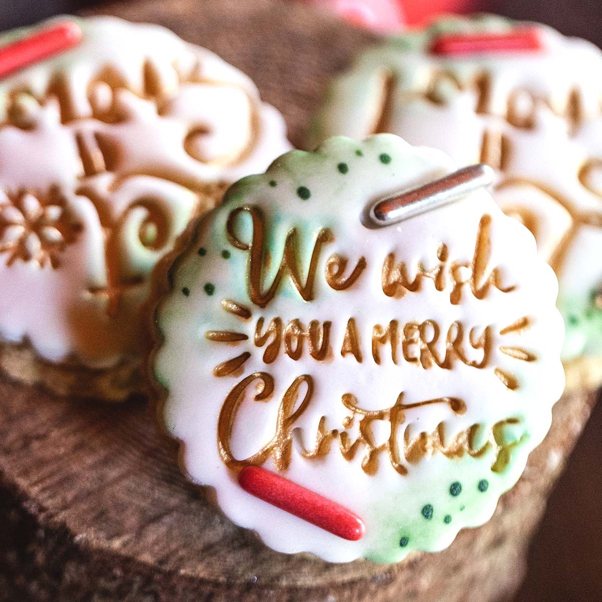 Sweet Stamp Embosser/Stempel -Merry Christmas- nr.3