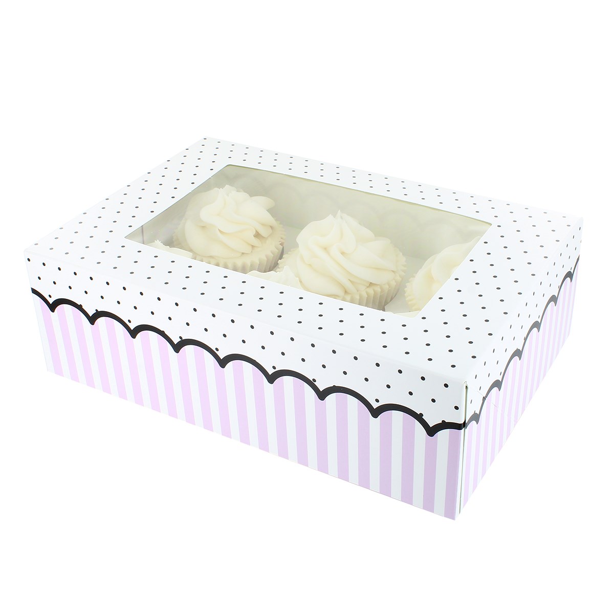 Muffinseske striper og prikker